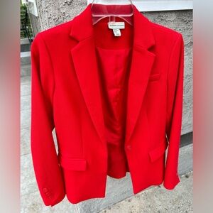 Adrienne Vittadini Blazer, Size XS, Red